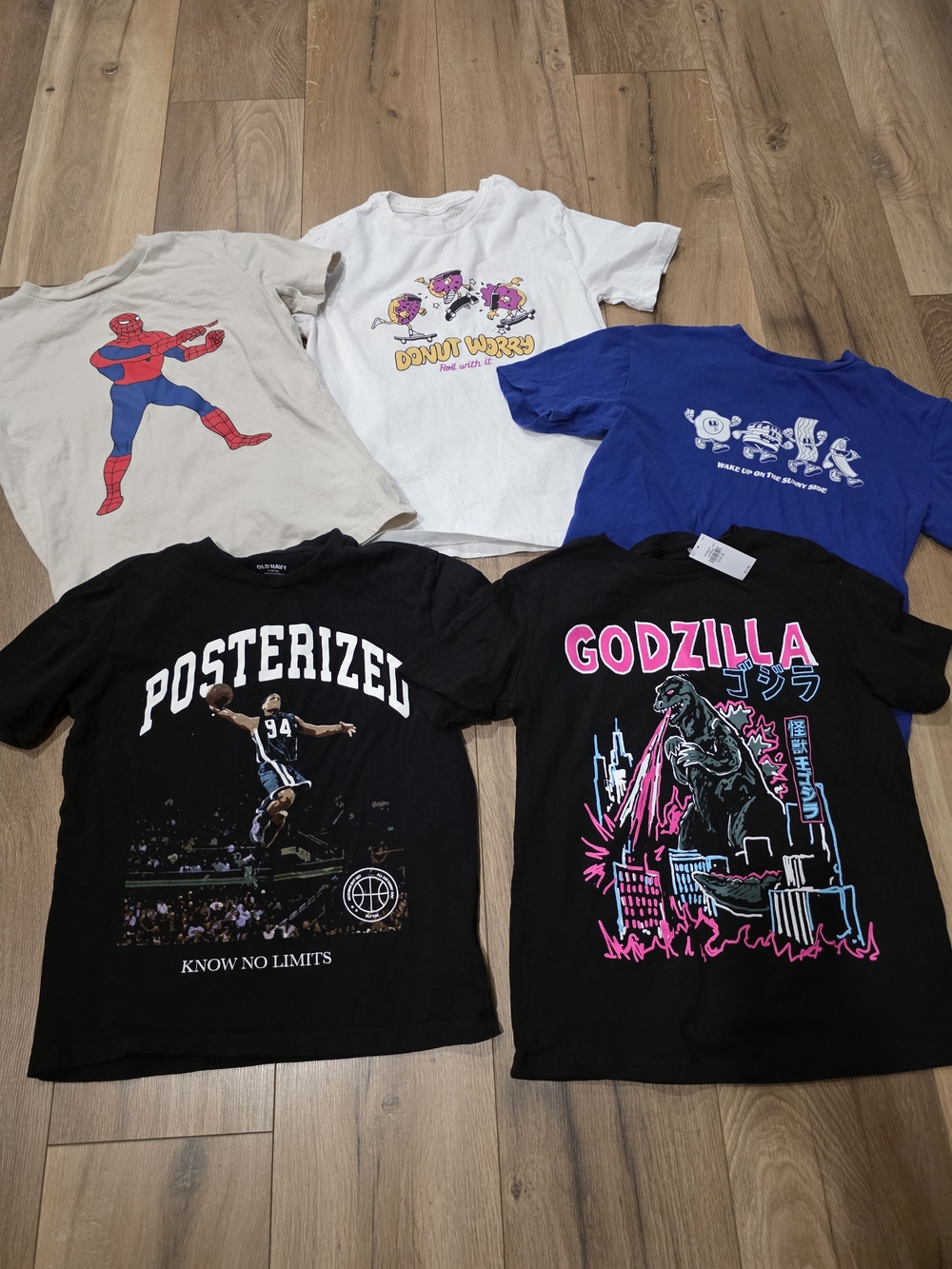 Set Of 5- Boys Tees